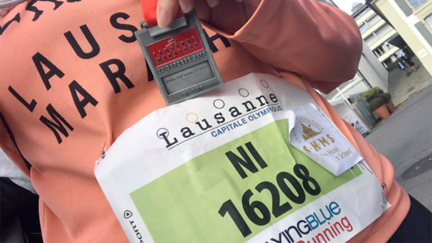 2017 Lausanne Marathon finisher
