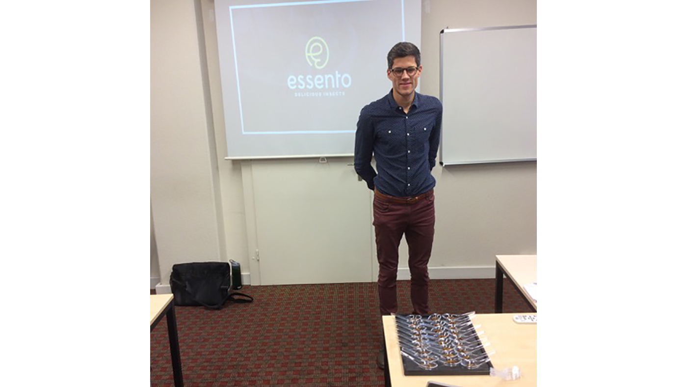 Essento is a fresh new start up producing insects for consumption