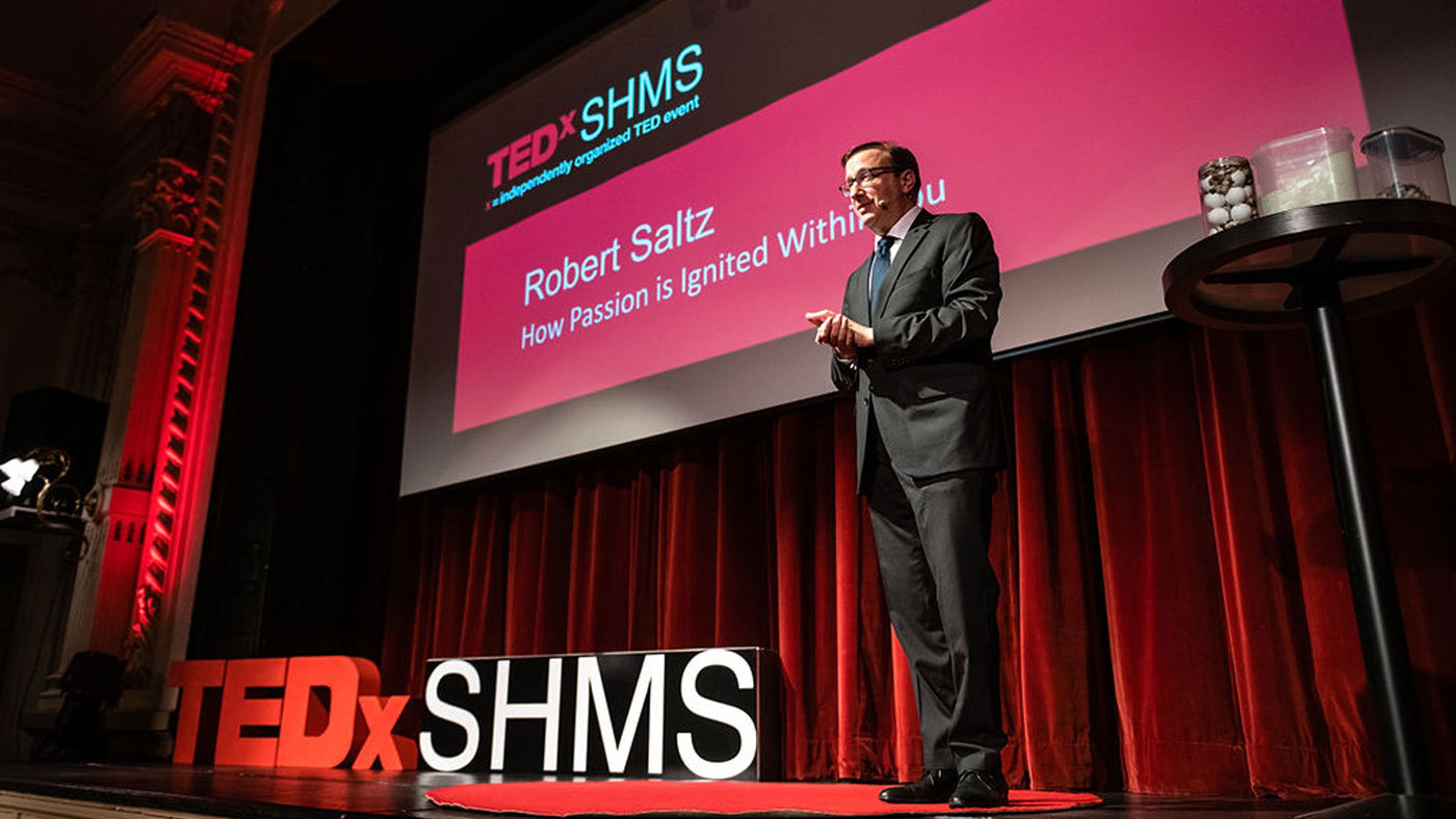 Career Programme Leader and Lecturer at Swiss Hotel Management School, Robert Saltz at TEDxSHMS event