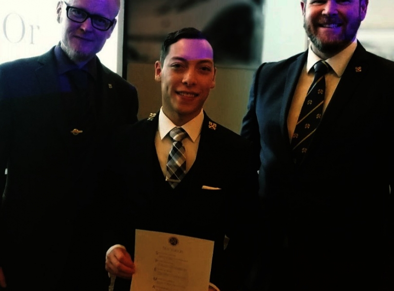 Youngest member of Les Clefs d'Or at the age of 24